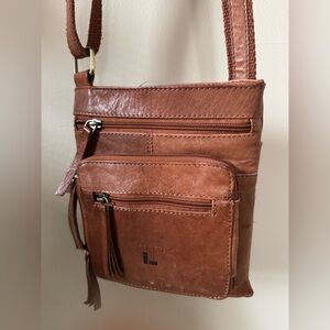 Brown Leather Crossbody Bag